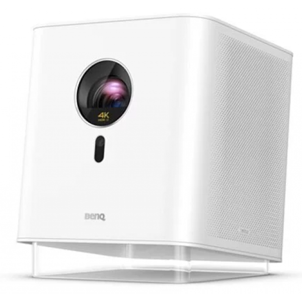 BENQ GK100 智能4K微型投影機: 1000 ANSI流明、短焦側投、treVolo音響